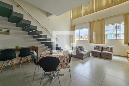 Sala de apartamento para alugar com 2 quartos, 100m² em Jardim Las Palmas, Guarujá