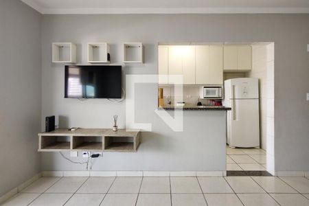 Sala de apartamento para alugar com 2 quartos, 80m² em Aviação, Praia Grande