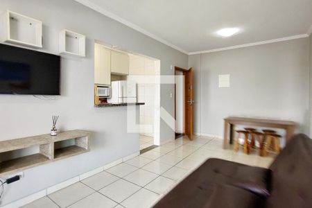 Sala de apartamento para alugar com 2 quartos, 80m² em Aviação, Praia Grande