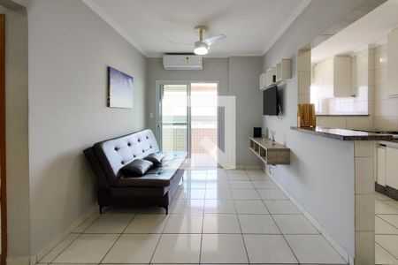 Sala de apartamento para alugar com 2 quartos, 80m² em Aviação, Praia Grande