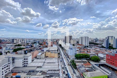 Vista da Varanda de apartamento à venda com 1 quarto, 32m² em Brás, São Paulo