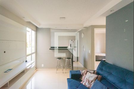 Sala de apartamento para alugar com 2 quartos, 50m² em Parque das Cachoeiras, Campinas