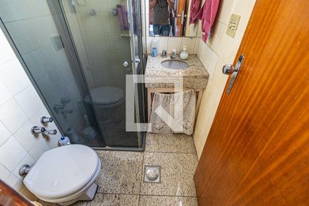 Banheiro da Suíte de apartamento à venda com 3 quartos, 100m² em Padre Eustáquio, Belo Horizonte