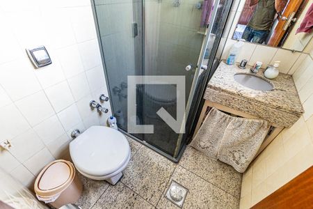 Banheiro da Suíte de apartamento à venda com 3 quartos, 100m² em Padre Eustáquio, Belo Horizonte