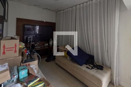 Sala de Estar e Jantar - 1º Piso de apartamento para alugar com 5 quartos, 380m² em Ponta da Praia, Santos