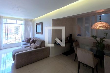 Sala de Estar e Jantar - 1º Piso de apartamento para alugar com 5 quartos, 380m² em Ponta da Praia, Santos