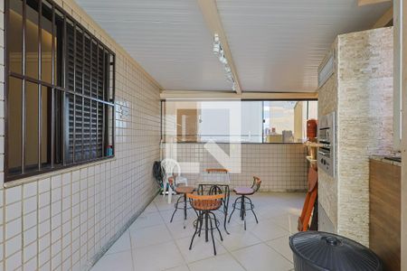 Varanda da Sala de apartamento à venda com 3 quartos, 134m² em Silveira, Belo Horizonte