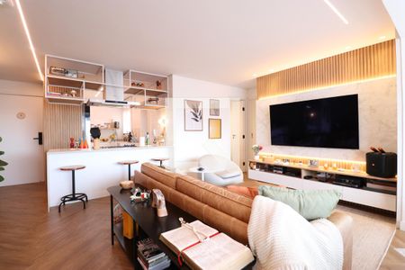 Sala de apartamento à venda com 3 quartos, 84m² em Água Branca, São Paulo