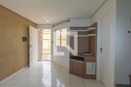 Sala/Cozinha de casa de condomínio à venda com 2 quartos, 72m² em Niterói, Canoas