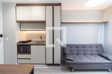 Sala - Cozinha de apartamento para alugar com 1 quarto, 24m² em Butantã, São Paulo