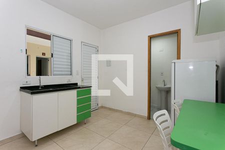 Cozinha de kitnet/studio para alugar com 1 quarto, 25m² em Belenzinho, São Paulo