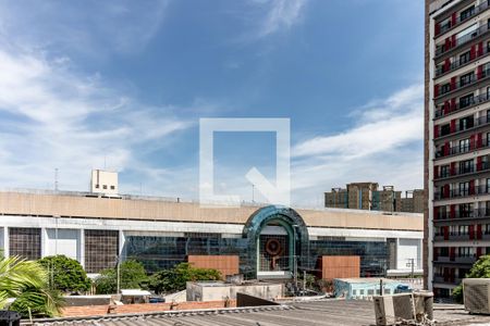 Sacada de kitnet/studio para alugar com 1 quarto, 24m² em Indianópolis, São Paulo