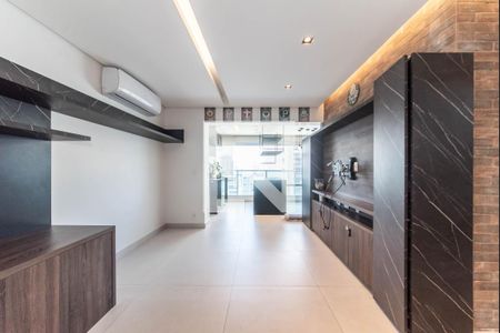 Sala de apartamento à venda com 2 quartos, 58m² em Brooklin, São Paulo