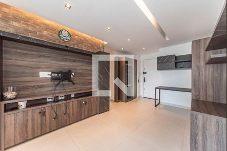 Sala de apartamento à venda com 2 quartos, 58m² em Brooklin, São Paulo