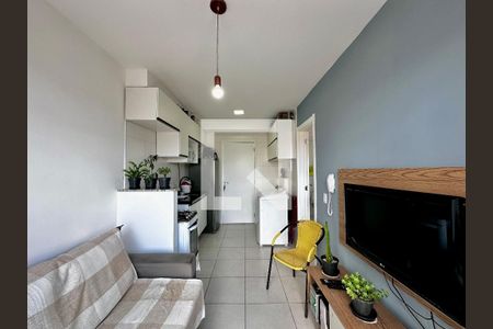 Sala de apartamento à venda com 1 quarto, 32m² em Vila das Belezas, São Paulo