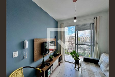 Sala de apartamento à venda com 1 quarto, 32m² em Vila das Belezas, São Paulo