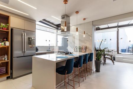 Sala/Cozinha de apartamento à venda com 2 quartos, 110m² em Moema, São Paulo