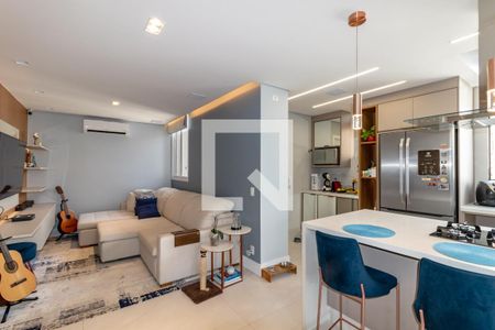 Sala/Cozinha de apartamento à venda com 2 quartos, 110m² em Moema, São Paulo