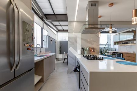 Sala/Cozinha de apartamento à venda com 2 quartos, 110m² em Moema, São Paulo