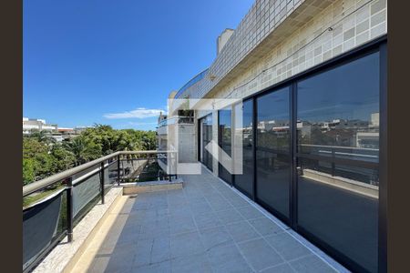 Varanda  de apartamento à venda com 3 quartos, 208m² em Recreio dos Bandeirantes, Rio de Janeiro