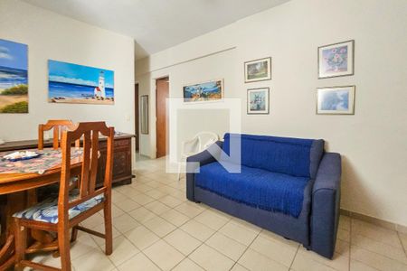 Sala de apartamento para alugar com 2 quartos, 60m² em Barra Funda, Guarujá