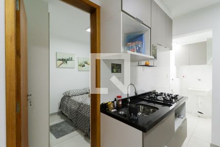 Sala/Cozinha/Área de Serviço de apartamento à venda com 1 quarto, 26m² em Vila Dom Pedro Ii, São Paulo