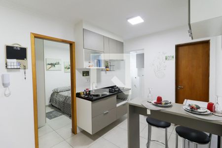 Sala/Cozinha/Área de Serviço de apartamento à venda com 1 quarto, 26m² em Vila Dom Pedro Ii, São Paulo