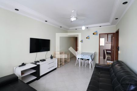 Sala de apartamento para alugar com 3 quartos, 89m² em Tortuga, Guarujá