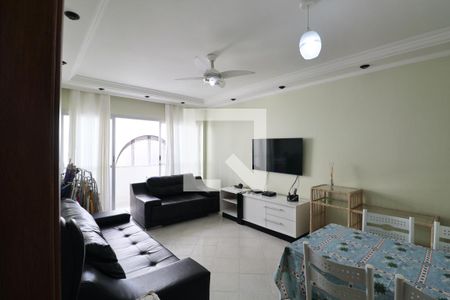 Sala de apartamento para alugar com 3 quartos, 89m² em Tortuga, Guarujá