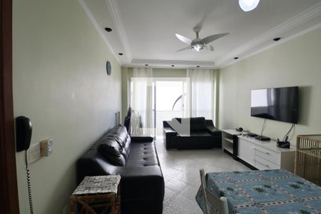 Sala de apartamento para alugar com 3 quartos, 89m² em Tortuga, Guarujá