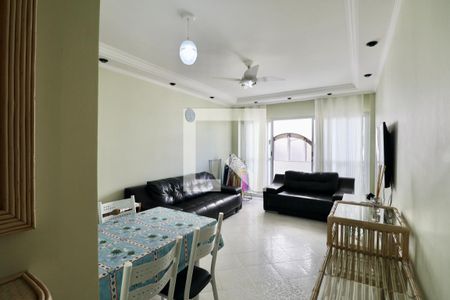 Sala de apartamento para alugar com 3 quartos, 89m² em Tortuga, Guarujá