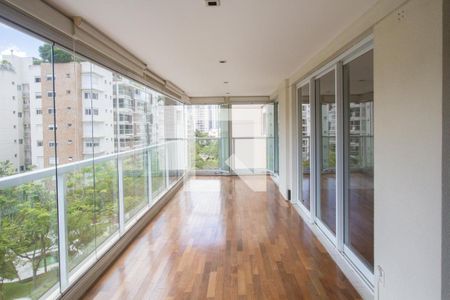 Varanda da Sala de apartamento à venda com 5 quartos, 241m² em Chácara Santo Antônio (zona Sul), São Paulo