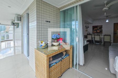 Varanda de apartamento para alugar com 3 quartos, 95m² em Vila Julia, Guarujá