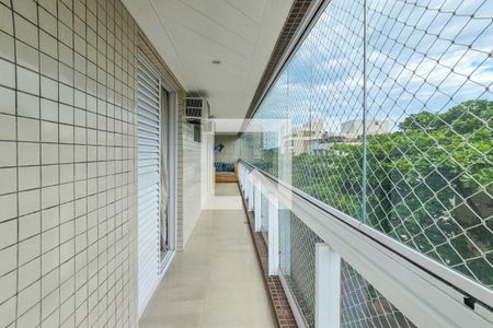 Varanda de apartamento para alugar com 3 quartos, 95m² em Vila Julia, Guarujá