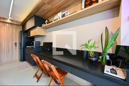 Sala/Quarto de kitnet/studio à venda com 1 quarto, 26m² em Mirandópolis, São Paulo