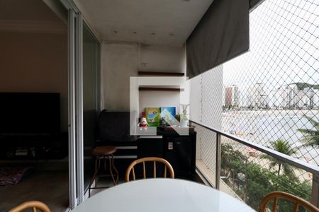 Varanda de apartamento para alugar com 3 quartos, 112m² em Vila Luis Antonio, Guarujá