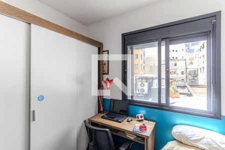 Quarto de apartamento à venda com 1 quarto, 25m² em Vila Buarque, São Paulo