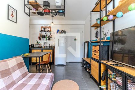 Sala de apartamento à venda com 1 quarto, 25m² em Vila Buarque, São Paulo