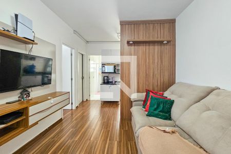 Sala de apartamento para alugar com 2 quartos, 45m² em Parque Enseada, Guarujá