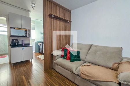 Sala de apartamento para alugar com 2 quartos, 45m² em Parque Enseada, Guarujá