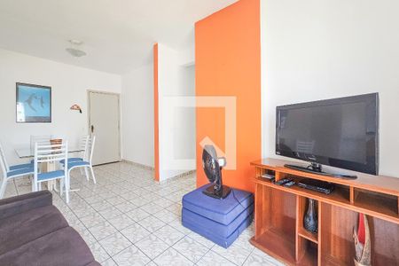 Sala de apartamento para alugar com 1 quarto, 40m² em Jardim Virginia, Guarujá