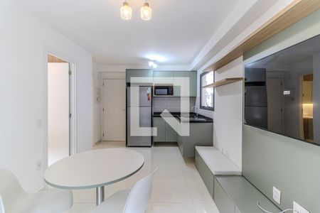 Sala de apartamento para alugar com 1 quarto, 40m² em República, São Paulo