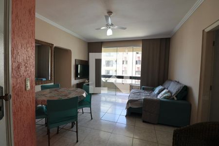 Sala de apartamento para alugar com 2 quartos, 81m² em Parque Enseada, Guarujá