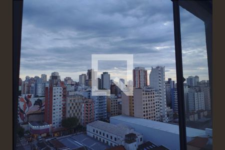 Vista Sala de apartamento à venda com 1 quarto, 27m² em Campos Elíseos, São Paulo