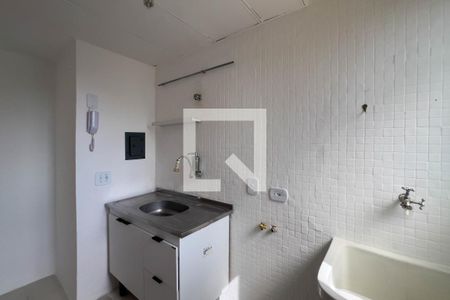 Cozinha e área de serviço de kitnet/studio à venda com 1 quarto, 33m² em Vila Mariana, São Paulo