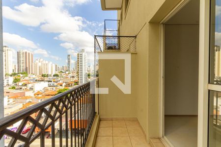 Varanda da Sala de apartamento à venda com 2 quartos, 70m² em Vila Gomes Cardim, São Paulo