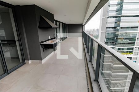 Varanda da Sala de apartamento à venda com 3 quartos, 186m² em Real Parque, São Paulo