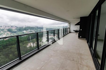 Varanda da Sala de apartamento à venda com 3 quartos, 186m² em Real Parque, São Paulo