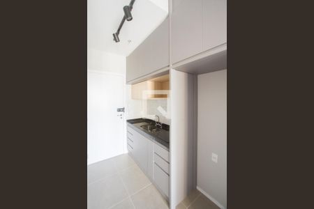 Cozinha de kitnet/studio à venda com 1 quarto, 29m² em Santo Amaro, São Paulo