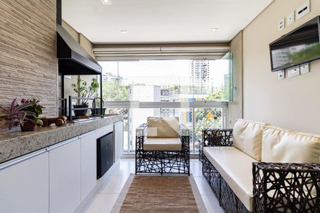 Varanda da Sala de apartamento à venda com 2 quartos, 68m² em Vila Mascote, São Paulo